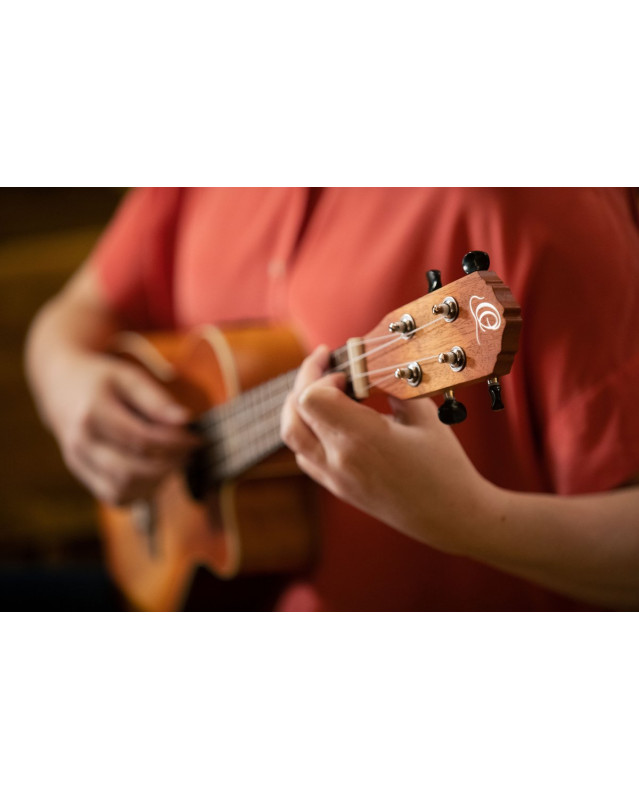 Ortega RUDAWN-CE Earth Series Concert Preamp Ukulele 4 String - Sunburst