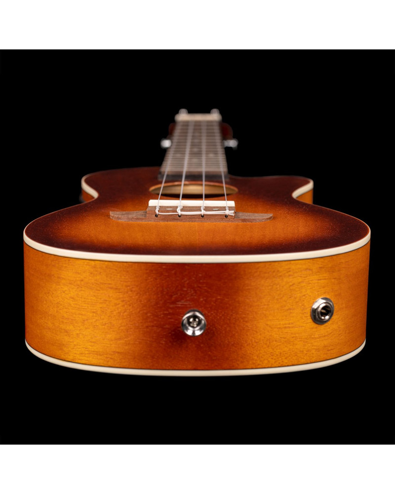 Ortega RUDAWN-CE Earth Series Concert Preamp Ukulele 4 String - Sunburst