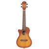 Ortega RUDAWN-CE-L Earth Series Concert Preamp Ukulele 4 String Lefty - Sunburst