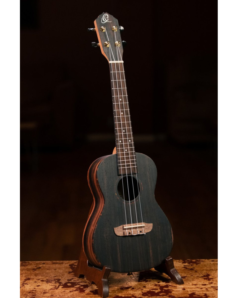 Ortega RUEB-CC Timber Series Concert Ukulele - Open Pore Finish + Bag