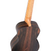 Ortega RUEB-CC-L Timber Series Concert Ukulele 4 String Lefty - Ebony Natural + Bag