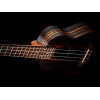 Ortega RUEB-CC-L Timber Series Concert Ukulele 4 String Lefty - Ebony Natural + Bag