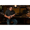 Ortega RUEB-SO Timber Series Soprano Ukulele 4 String - Ebony Natural + Bag
