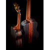 Ortega RUEB-SO Timber Series Soprano Ukulele 4 String - Ebony Natural + Bag