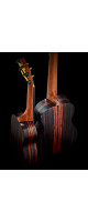 Ortega RUEB-SO Timber Series Soprano Ukulele 4 String - Ebony Natural + Bag