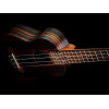 Ortega RUEB-SO Timber Series Soprano Ukulele 4 String - Ebony Natural + Bag