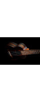 Ortega RUEB-SO Timber Series Soprano Ukulele 4 String - Ebony Natural + Bag