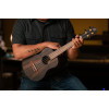 Ortega RUEB-TE Timber Series Tenor Ukulele 4 String - Ebony Natural + Bag
