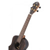 Ortega RUEB-TE Timber Series Tenor Ukulele 4 String - Ebony Natural + Bag