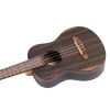 Ortega RUEB-TE Timber Series Tenor Ukulele 4 String - Ebony Natural + Bag