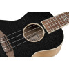 Ortega RUEL-MBK Element Series Concert Ukulele 4 String - Spruce / Catalpa Metallic Black + Bag