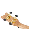 Ortega RUEL-MBK Element Series Concert Ukulele 4 String - Spruce / Catalpa Metallic Black + Bag