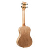 Ortega RUEL-MBK Element Series Concert Ukulele 4 String - Spruce / Catalpa Metallic Black + Bag