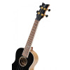 Ortega RUEL-MBK Element Series Concert Ukulele 4 String - Spruce / Catalpa Metallic Black + Bag