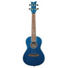 Ortega RUEL-MBL Element Series Concert Ukulele 4 String - Spruce / Catalpa Metallic Blue + Bag