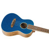 Ortega RUEL-MBL Element Series Concert Ukulele 4 String - Spruce / Catalpa Metallic Blue + Bag