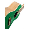 Ortega RUEL-MGR Element Series Concert Ukulele 4 String - Spruce / Catalpa Metallic Green + Bag