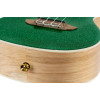 Ortega RUEL-MGR Element Series Concert Ukulele 4 String - Spruce / Catalpa Metallic Green + Bag