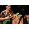 Ortega RUEL-MGR Element Series Concert Ukulele 4 String - Spruce / Catalpa Metallic Green + Bag