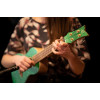 Ortega RUEL-MGR Element Series Concert Ukulele 4 String - Spruce / Catalpa Metallic Green + Bag