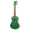 Ortega RUEL-MGR Element Series Concert Ukulele 4 String - Spruce / Catalpa Metallic Green + Bag