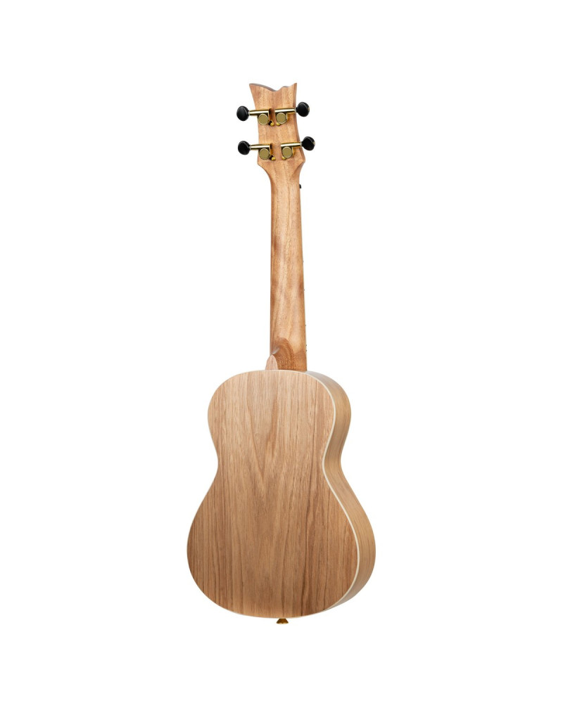 Ortega RUEL-MGR Element Series Concert Ukulele 4 String - Spruce / Catalpa Metallic Green + Bag