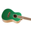 Ortega RUEL-MGR Element Series Concert Ukulele 4 String - Spruce / Catalpa Metallic Green + Bag