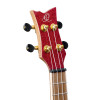 Ortega RUEL-MRD Element Series Concert Ukulele 4 String - Spruce / Catalpa Metallic Red + Bag