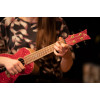 Ortega RUEL-MRD Element Series Concert Ukulele 4 String - Spruce / Catalpa Metallic Red + Bag