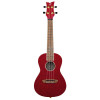 Ortega RUEL-MRD Element Series Concert Ukulele 4 String - Spruce / Catalpa Metallic Red + Bag
