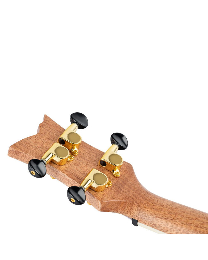 Ortega RUEL-MRD Element Series Concert Ukulele 4 String - Spruce / Catalpa Metallic Red + Bag