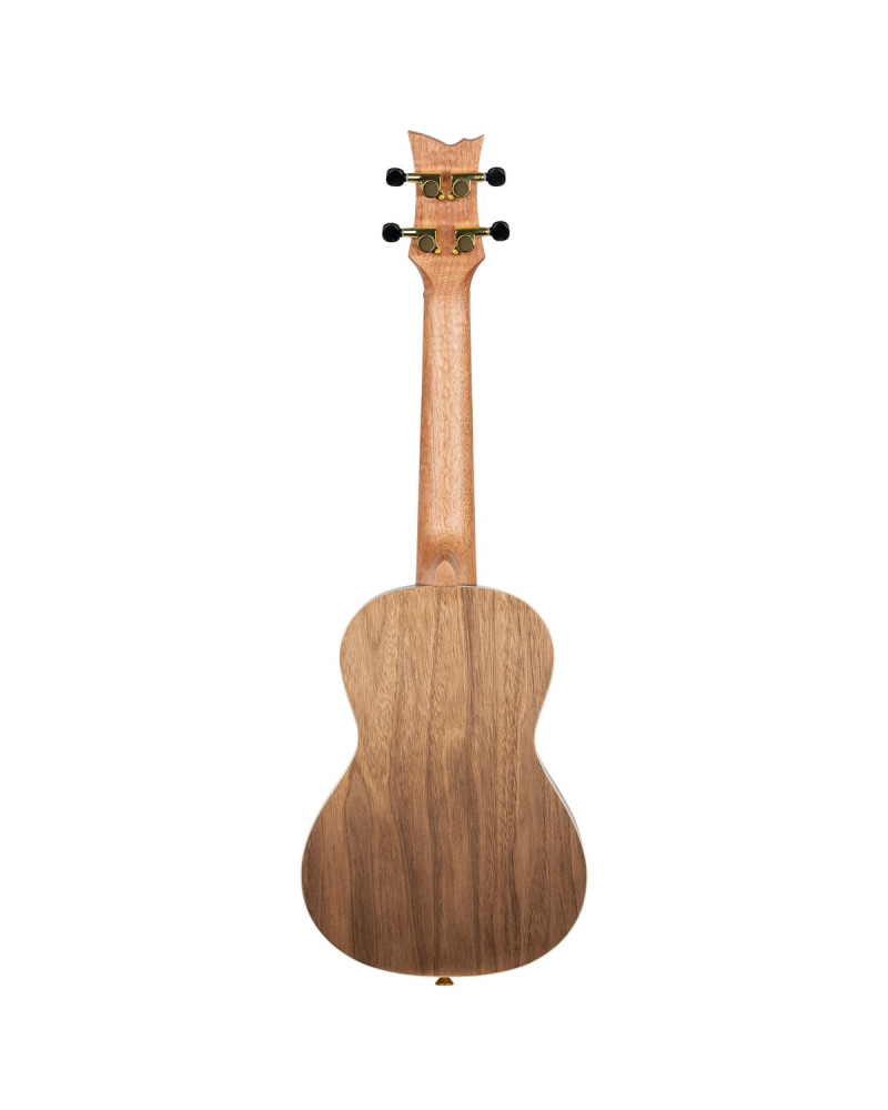 Ortega RUEL-MRD Element Series Concert Ukulele 4 String - Spruce / Catalpa Metallic Red + Bag