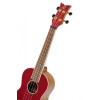 Ortega RUEL-MRD Element Series Concert Ukulele 4 String - Spruce / Catalpa Metallic Red + Bag
