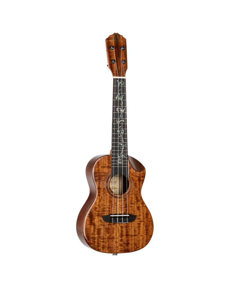 Ortega RUET-ACA Elite Series Concert Ukulele 4 String - Solid Acacia Natural + Bag