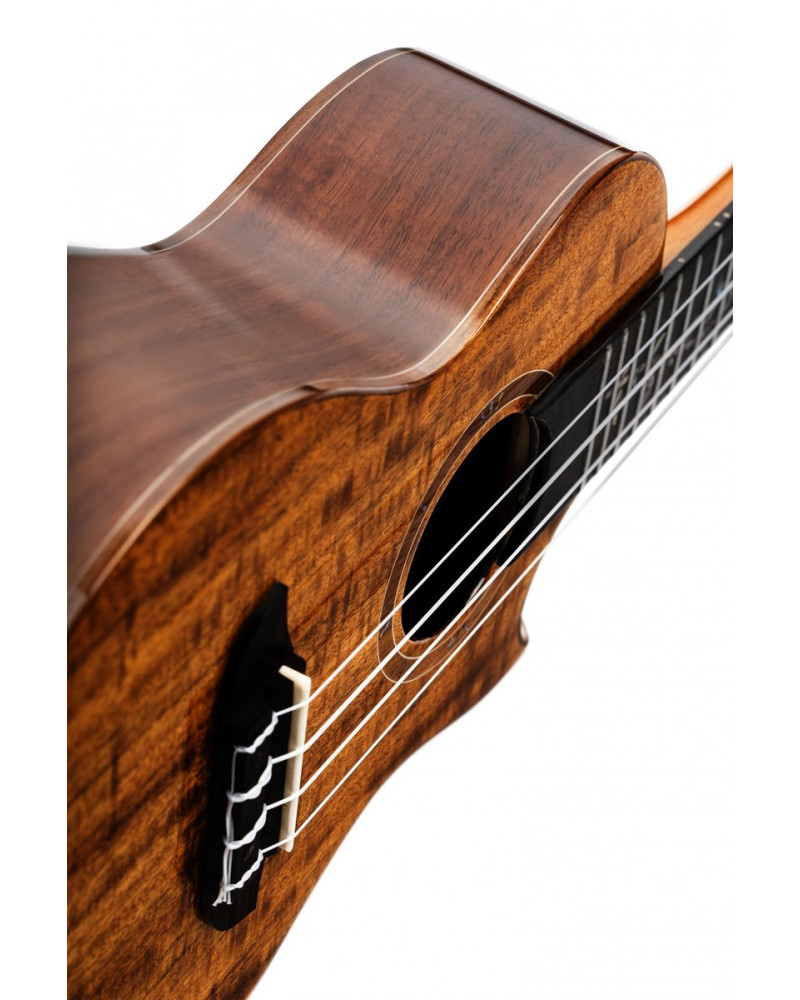 Ortega RUET-ACA Elite Series Concert Ukulele 4 String - Solid Acacia Natural + Bag