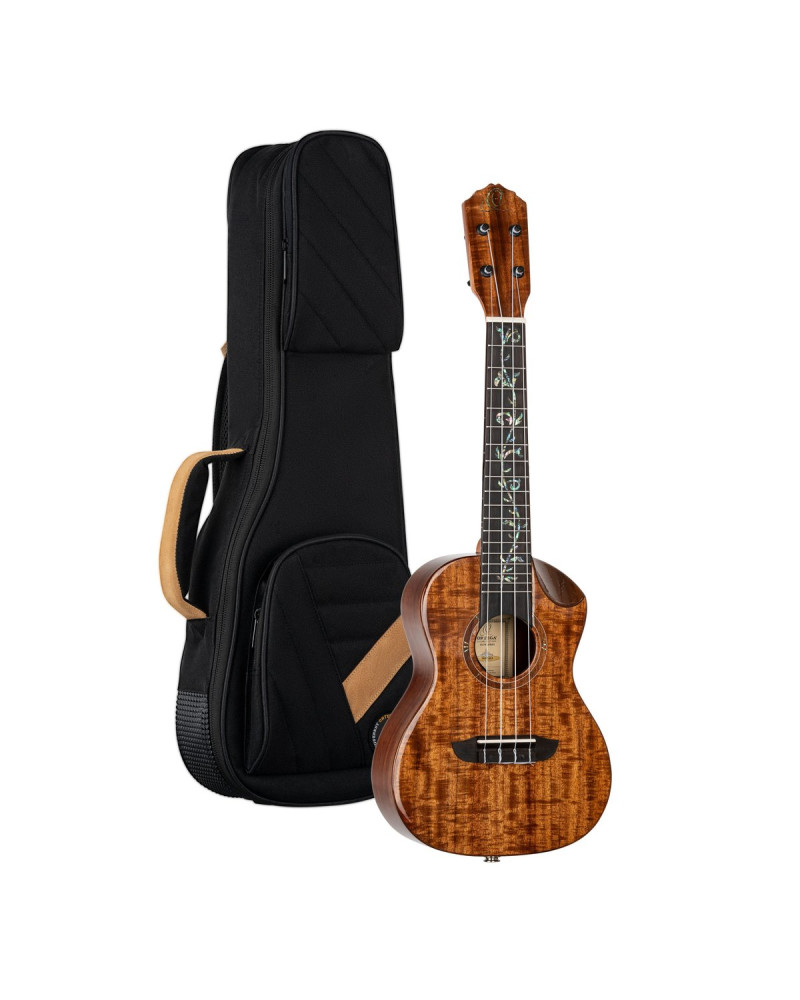 Ortega RUET-ACA Elite Series Concert Ukulele 4 String - Solid Acacia Natural + Bag