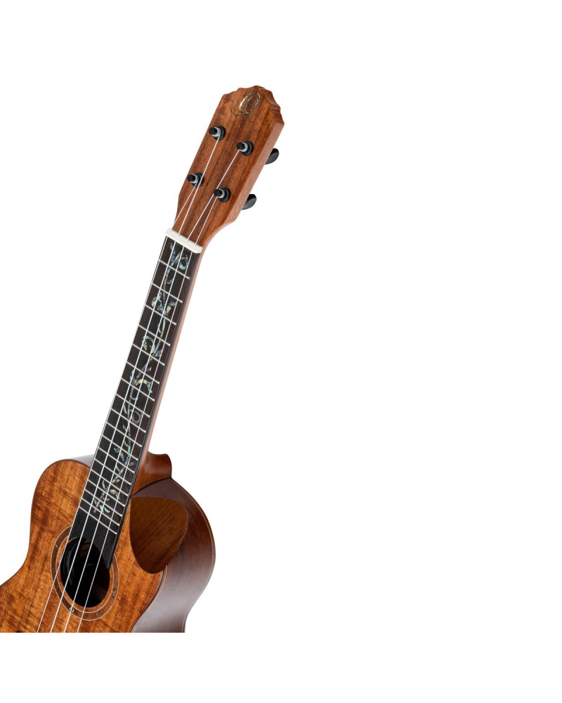 Ortega RUET-ACA Elite Series Concert Ukulele 4 String - Solid Acacia Natural + Bag