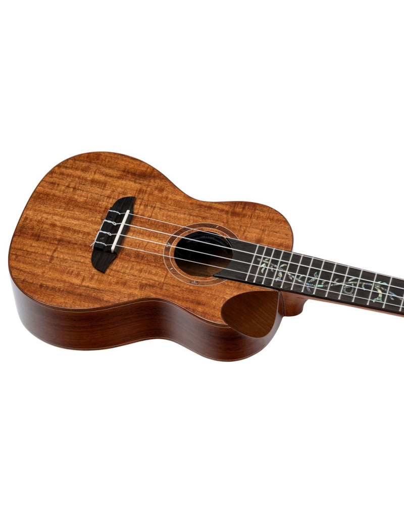 Ortega RUET-ACA Elite Series Concert Ukulele 4 String - Solid Acacia Natural + Bag