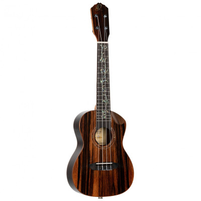 Ortega RUET-EB Elite Series Concert Ukulele 4 String - Solid Ebony Natural + Bag