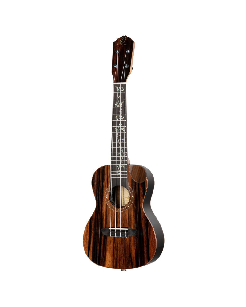 Ortega RUET-EB Elite Series Concert Ukulele 4 String - Solid Ebony Natural + Bag