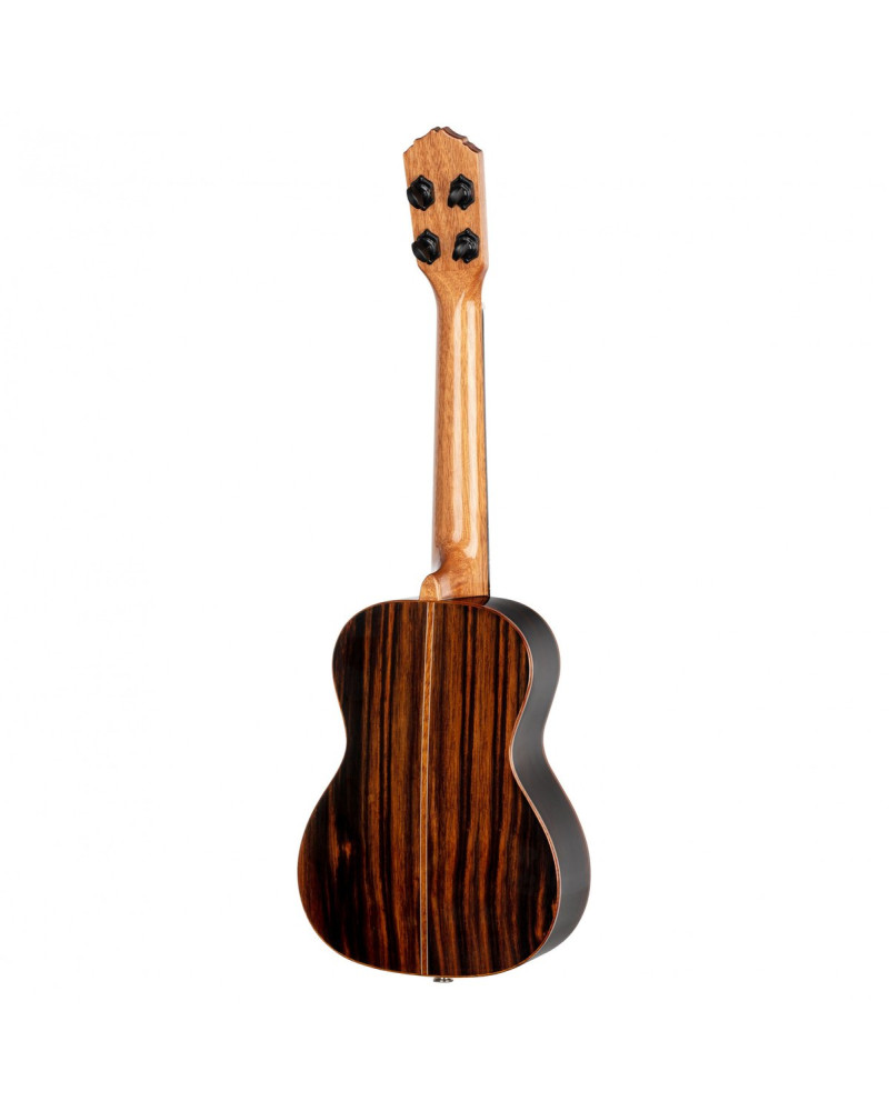 Ortega RUET-EB Elite Series Concert Ukulele 4 String - Solid Ebony Natural + Bag