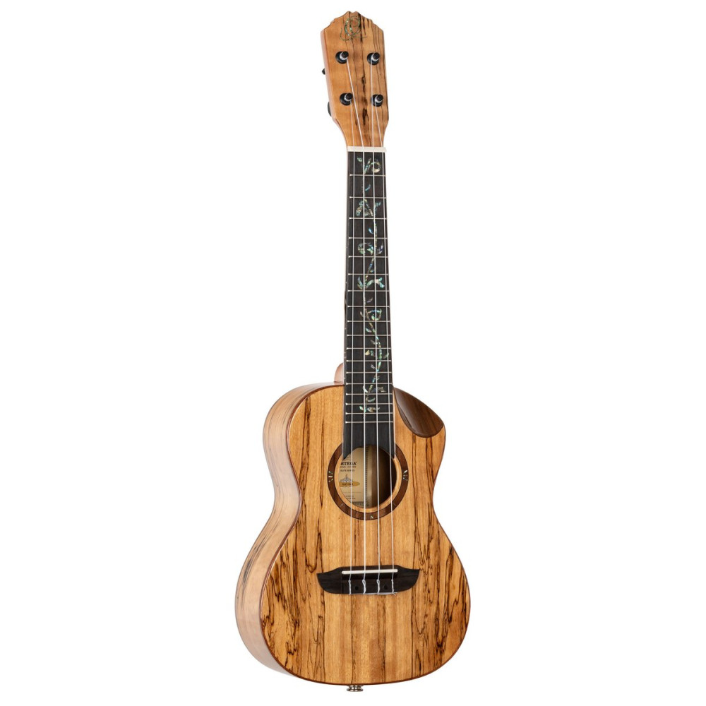 Ortega RUET-SMA Elite Series Concert Ukulele 4 String - Spalted Maple Natural + Bag