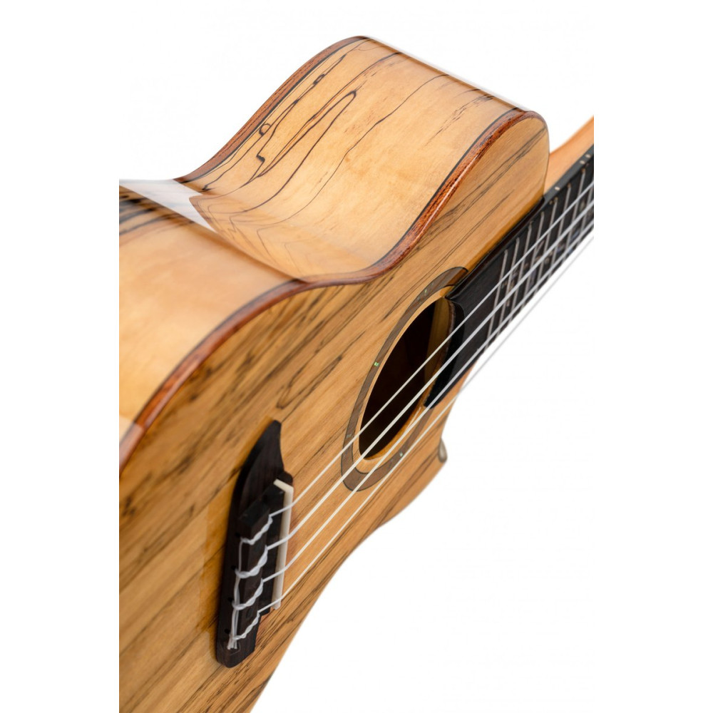 Ortega RUET-SMA Elite Series Concert Ukulele 4 String - Spalted Maple Natural + Bag