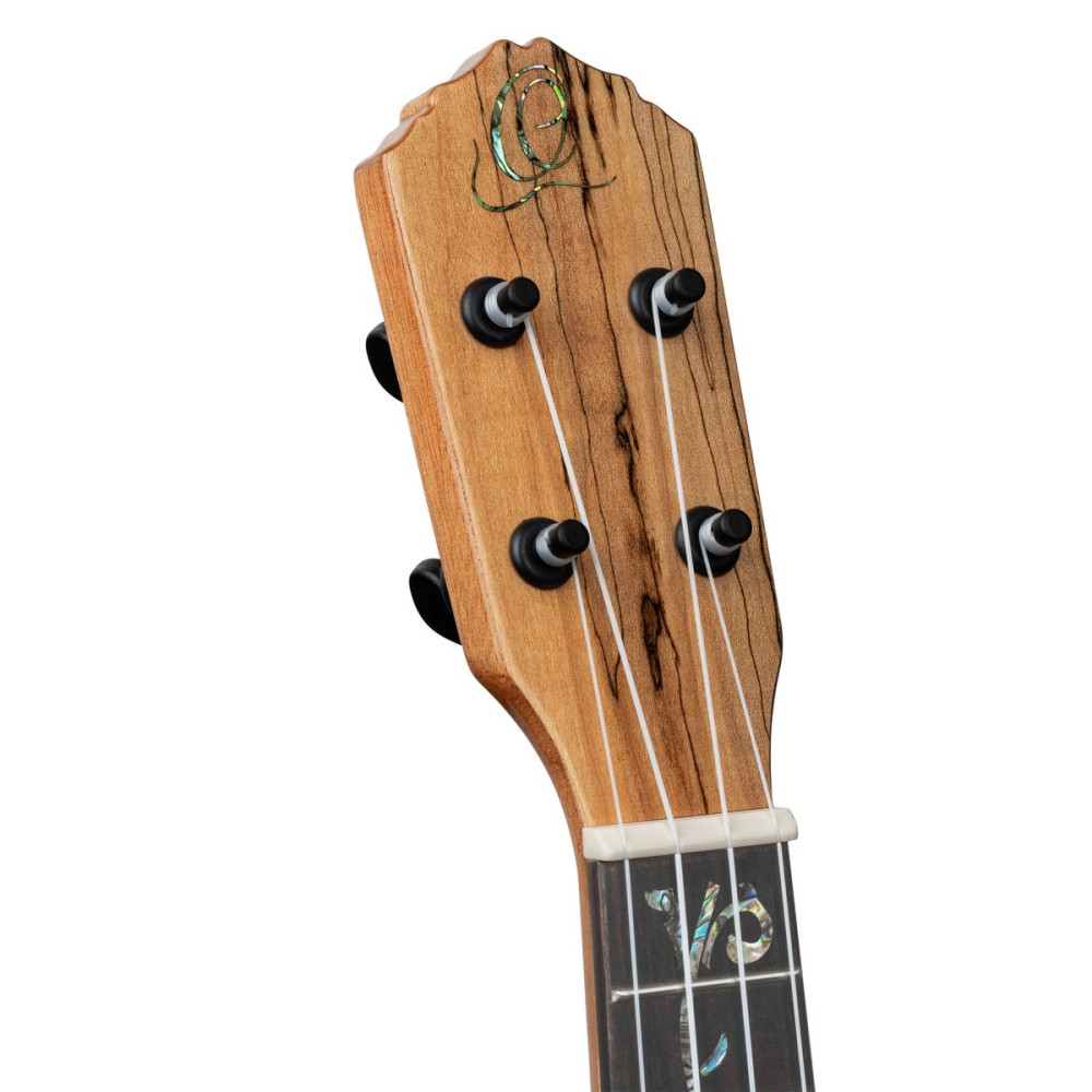 Ortega RUET-SMA Elite Series Concert Ukulele 4 String - Spalted Maple Natural + Bag