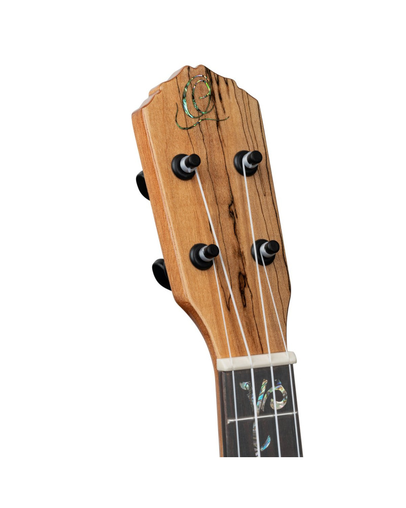 Ortega RUET-SMA Elite Series Concert Ukulele 4 String - Spalted Maple Natural + Bag