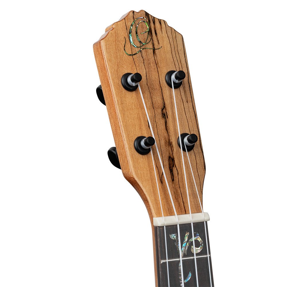 Ortega RUET-SMA Elite Series Concert Ukulele 4 String - Spalted Maple Natural + Bag