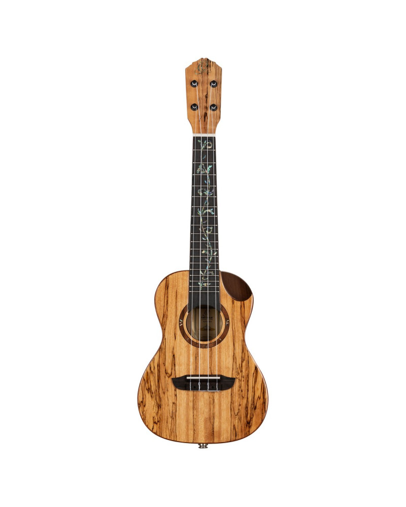 Ortega RUET-SMA Elite Series Concert Ukulele 4 String - Spalted Maple Natural + Bag