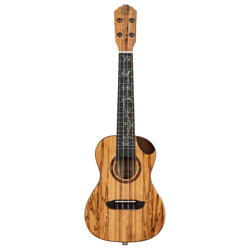 Ortega RUET-SMA Elite Series Concert Ukulele 4 String - Spalted Maple Natural + Bag