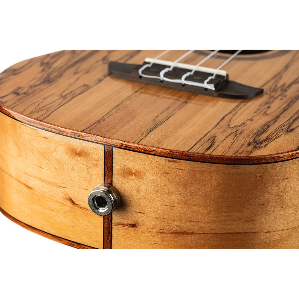 Ortega RUET-SMA Elite Series Concert Ukulele 4 String - Spalted Maple Natural + Bag