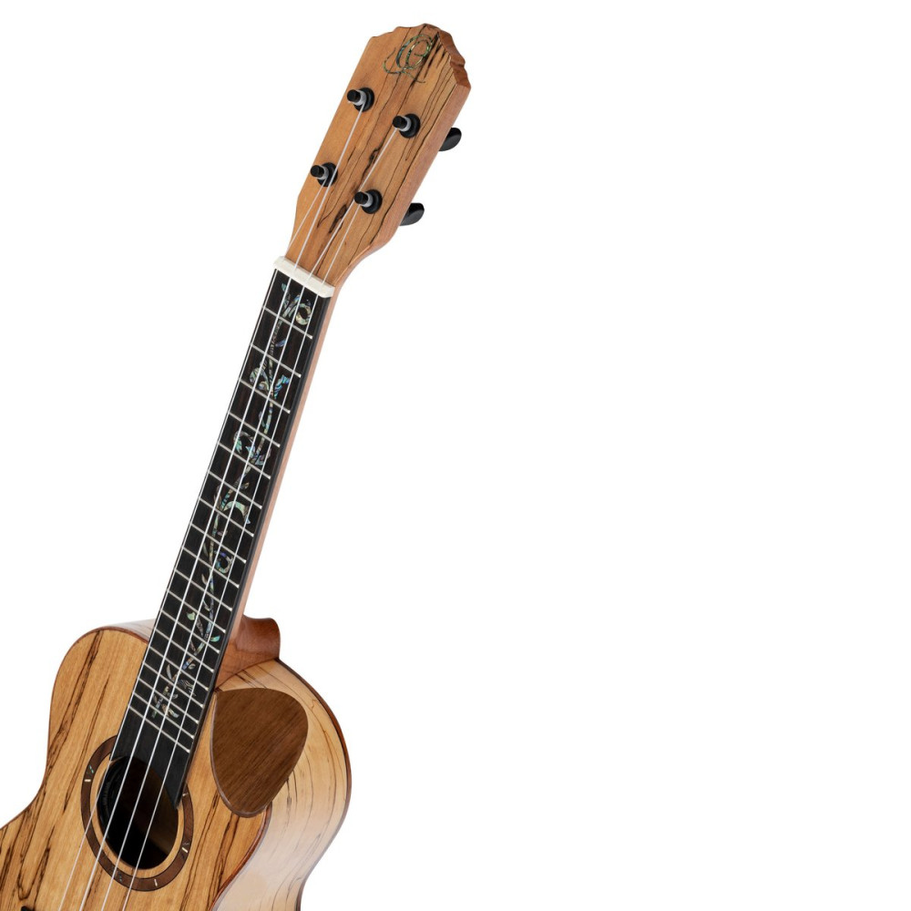 Ortega RUET-SMA Elite Series Concert Ukulele 4 String - Spalted Maple Natural + Bag